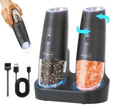 Conjunto de moedor elétrico de sal e pimenta Ringco Gravity 135mL