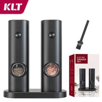Conjunto De Moedores De Sal E Pimenta Elétricos Automáticos Ajustáveis Com Luz LED, Ferramentas De - CLITON