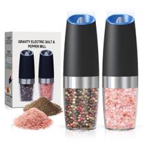 Conjunto de Moedores Elétricos de Sal e Pimenta BELRIGO com Luz LED 2 Peças Conjunto de Moedores Elétricos de Sal e Pimenta BELRIGO com Luz LED 2 Peças