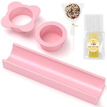 Conjunto de Molde para Cake Pop MOOROL Cortador e Empurrador 1,75" com 50 Palitos Conjunto de Molde para Cake Pop MOOROL Cortador e Empurrador 1,75" com 50 Palitos