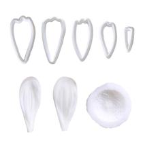 Conjunto De Moldes Daisy 7 Peças Ferramentas De Decoração De Bolo Em Silicone Acessórios De Cozinha