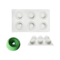 Conjunto De Moldes De Silicone Para Velas Em Forma De Cubo 3D DIY Flor Nuvem Sabão Resina Chocolate