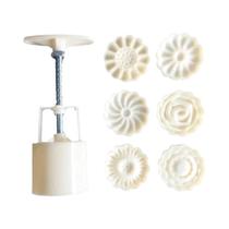 Conjunto De Moldes Para Mooncake Para Cookies DIY De Meio Outono, Ferramentas De Confeitaria Para Conjunto De Moldes Para Mooncake Para Cookies DIY De Meio Outono, Ferramentas De Confeitaria Para