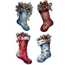 Conjunto de moldes Template Stencil FUGUT Xmas Stamps 14,5x14 cm Conjunto de moldes Template Stencil FUGUT Xmas Stamps 14,5x14 cm