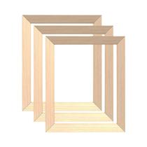 Conjunto De Molduras De Madeira Natural A4 30x40 Para Pintura Em Tela, Pôster De Decoração De Parede