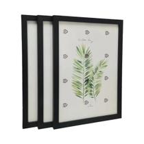 Conjunto De Molduras De Madeira Sólida Preto E Branco A4 A3 Montadas Na Parede Ou Na Mesa Com Conjunto De Molduras De Madeira Sólida Preto E Branco A4 A3 Montadas Na Parede Ou Na Mesa Com