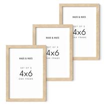 Conjunto de molduras HAUS & HUES Solid Oak Beige Gallery 4x6 (x4) Conjunto de molduras HAUS & HUES Solid Oak Beige Gallery 4x6 (x4)