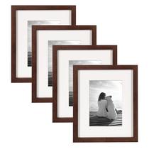 Conjunto de molduras para fotos Designovation Gallery Walnut Brown 8x10/5x7 Conjunto de molduras para fotos Designovation Gallery Walnut Brown 8x10/5x7