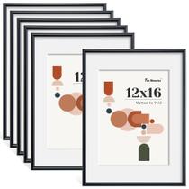 Conjunto de molduras para fotos Fun Memories 12 x 16 cm (pacote com 6) preto