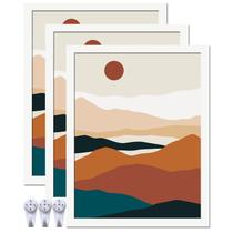 Conjunto de molduras para fotos ijuerybai White 14x18 para colagem de fotos