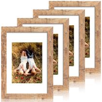 Conjunto de molduras para fotos iRahmen 8x12 (20x30cm) com vidro real, conjunto de 4