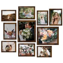 Conjunto de molduras para fotos LUCKYLIFE, pacote com 10 molduras 8x10, 5x7, 4x6 Conjunto de molduras para fotos LUCKYLIFE, pacote com 10 molduras 8x10, 5x7, 4x6