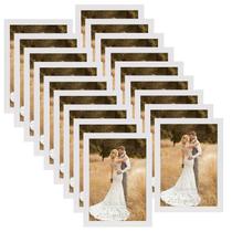 Conjunto de molduras WIFTREY White 5x7 (18 molduras) para parede