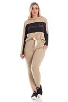 Conjunto de Molecotton Feminino Dafne Nude