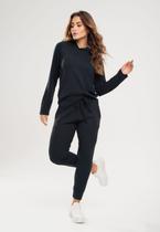 Conjunto De Moletinho Com Casaco Capuz E Calça Jogger Preto Salvatore Conjunto De Moletinho Com Casaco Capuz E Calça Jogger Preto Salvatore