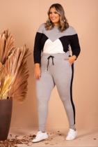Conjunto de moletinho Plus Size