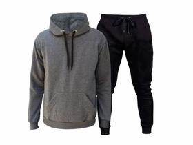 Conjunto de Moletom Abrigo Blusa de frio + Calça de moletom Masculino e Feminino