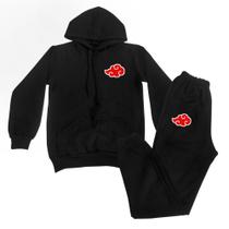 Conjunto de moletom akatsuki infantil naruto Conjunto de moletom akatsuki infantil naruto