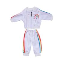 Conjunto De Moletom Arco-Íris Para Boneca Americana De 18 Polegadas, Roupas Casuais Para Bonecas Conjunto De Moletom Arco-Íris Para Boneca Americana De 18 Polegadas, Roupas Casuais Para Bonecas