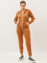 Conjunto de moletom Blusa Calça Agasalho Touca Abrigo de Frio