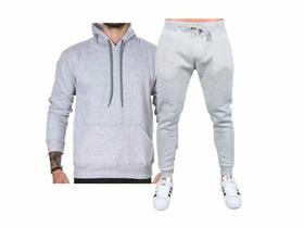 Conjunto de Moletom Blusa de frio + Calça de moletom Masculino e Feminino Abrigo agasalho RF 03 - RT Eleven Confecções