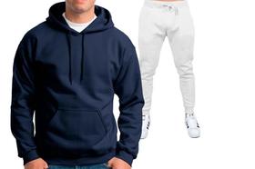 Conjunto De Moletom Calça + Blusa De Frio Abrigo Classico