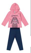 Conjunto de Moletom Coelho Rovitex 1 Rosa Bebê Conjunto de Moletom Coelho Rovitex 1 Rosa Bebê