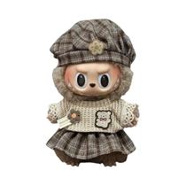 Conjunto De Moletom Com Capuz De Boneca Labubu De 17cm Fofo E Moderno DIY Kpop Coreia Acessórios De