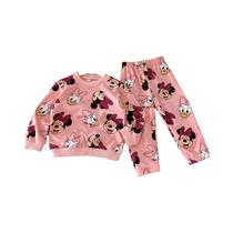 Conjunto De Moletom Com Capuz De Manga Longa E Calças Para Meninas, Casual E Solto, Roupa Infantil