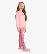 Conjunto de Moletom Com Legging E Blusão Rovi Kids Rosa Conjunto de Moletom Com Legging E Blusão Rovi Kids Rosa