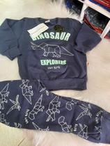 Conjunto de moletom Dinosaur