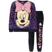Conjunto de Moletom e Calça Infantil Feminino Disney Minnie Mouse
