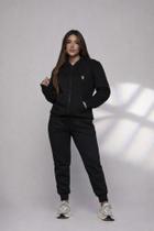 Conjunto de Moletom Feminino Tradicional - Moletom Feminino Blusa de Frio e Calça P ao GG Conjunto de Moletom Feminino Tradicional - Moletom Feminino Blusa de Frio e Calça P ao GG