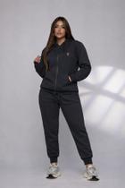 Conjunto de Moletom Feminino Tradicional - Moletom Feminino Blusa de Frio e Calça P ao GG