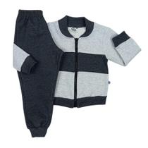 Conjunto De Moletom Flanelado Blusa + Calça Infantil Menino