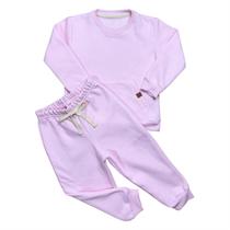 Conjunto de Moletom Gola Careca Rosa - 1 - Ponto Franco