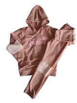 Conjunto De Moletom Grosso Frio Barbie Infantil Personagens