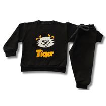 Conjunto de Moletom Infantil Bebê Menino Roupa de Frio Grosso