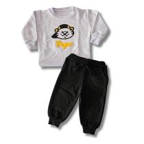 Conjunto de Moletom Infantil Bebê Menino Roupa de Frio Grosso Conjunto de Moletom Infantil Bebê Menino Roupa de Frio Grosso