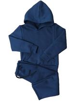 Conjunto de moletom infantil canguru azul marinho 6 a 10 anos Conjunto de moletom infantil canguru azul marinho 6 a 10 anos