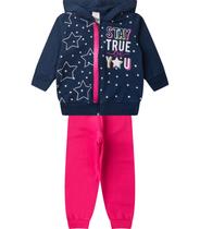 Conjunto De Moletom Infantil Com Capuz Kappes Azul Conjunto De Moletom Infantil Com Capuz Kappes Azul