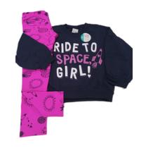 Conjunto de moletom infantil flanelado malwee kids 4-6-8