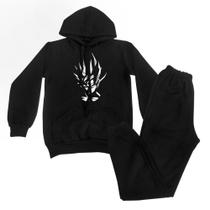 Conjunto de moletom infantil goku