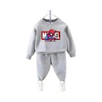 Conjunto De Moletom Infantil Homem-Aranha Anime Manga Longa Gola Redonda Com Capuz E Calça Duas Conjunto De Moletom Infantil Homem-Aranha Anime Manga Longa Gola Redonda Com Capuz E Calça Duas