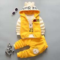 Conjunto De Moletom Infantil Inverno 3 Peças (Calça, Colete e Blusa) Diversas Cores Conjunto De Moletom Infantil Inverno 3 Peças (Calça, Colete e Blusa) Diversas Cores