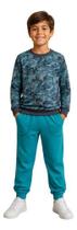Conjunto De Moletom Infantil Menino Casaco E Calça Flanelado-Camuflado,8 anos(Camuflado,8 anos)