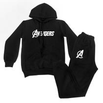 Conjunto de moletom infantil os vingadores Conjunto de moletom infantil os vingadores