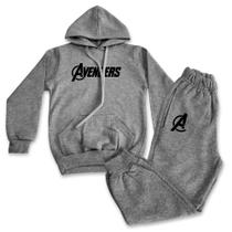 Conjunto de moletom infantil os vingadores Conjunto de moletom infantil os vingadores