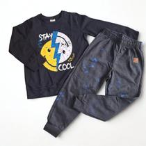 Conjunto de Moletom Infantil Stay Cool Preto Conjunto de Moletom Infantil Stay Cool Preto