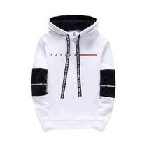Conjunto De Moletom Masculino Casual Para Outono E Inverno Com Estampa, Hoodie E Calças Para